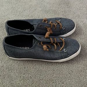 Blue Sperry Boat Shoes